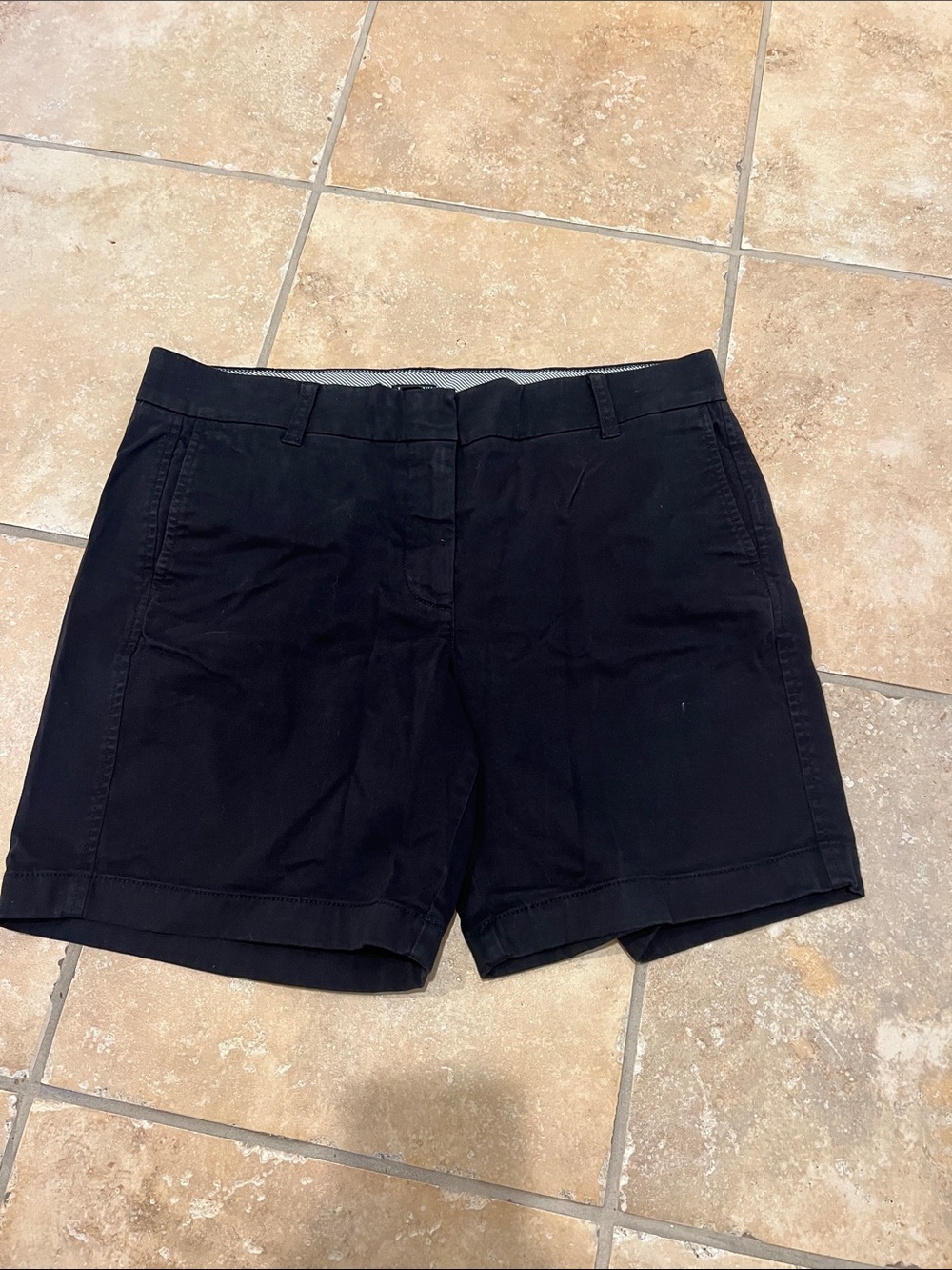 J. Crew Black 7” chino short